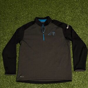 Nike Men's Black/Dark Gray Carolina Panthers Pullover Jacket
